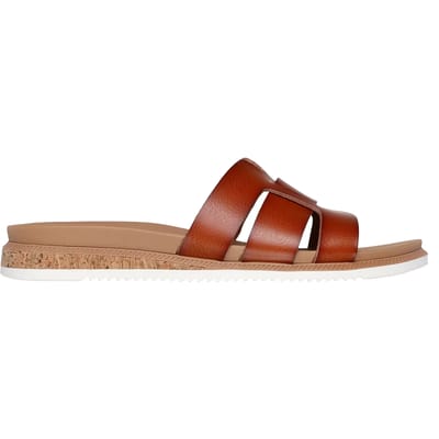 Skechers DESERT KISS LOW - PEAK LOOK Dames Slippers - Chestnut