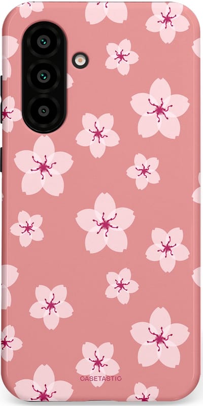 Casetastic Hoesje Geschikt voor Samsung A56 / A36 - Stijlvolle Beschermende Duo-layer Case - Roze Sakura Bloesems Elegante Japan Rituals