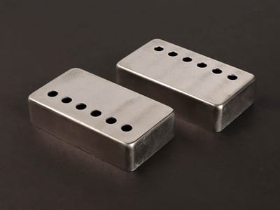 Boston MRC-LP59PC LP humbucker pickup cover 2/set, nikkel relic