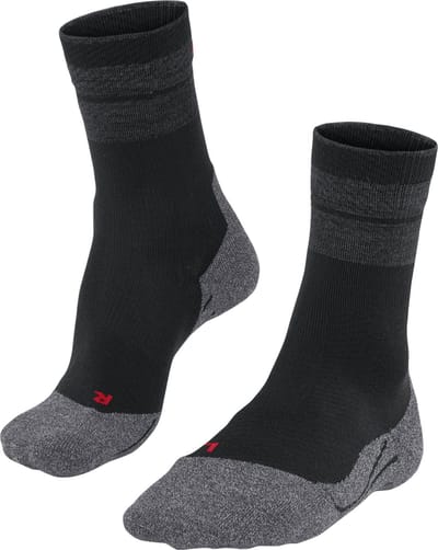 FALKE TK Stabilizing anti-blaar dik wol functioneel materiaal wandelsokken dames zwart - maat 35-36