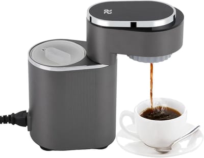 Draagbare Koffiemachine - Mini Espresso - Koffie Zetten - Instelbare Temperatuur - 150 ml - Grijs