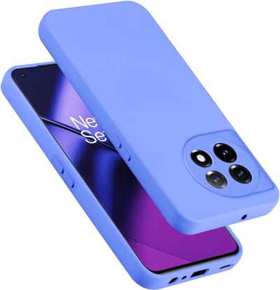 Cadorabo Hoesje geschikt voor OnePlus 11 5G in LIQUID LICHT PAARS - Beschermhoes gemaakt van flexibel TPU silicone Case Cover