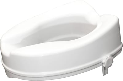 Verhoogd Toiletkussen 100mm - Ergonomisch en Makkelijk Te Bevestigen - Comfortabel Zitten voor Ouderen en Gehandicapten