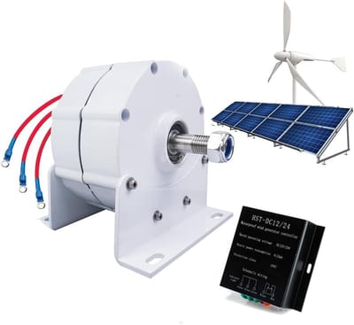 Permanente Magneet Generator - Kleine Dynamo - Windenergie Opwekken - Laag Toerental 600R/Min - 10000 Watt