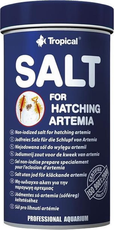 Tropical Salt til udklækning af Artemia 250 ml. / 300 g.