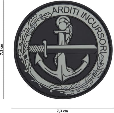101 Inc Embleem 3D Pvc Arditi Incursori Grijs  11107