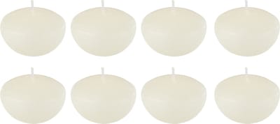 J-Line drijfkaars - wit - small - 4U - doos van 8