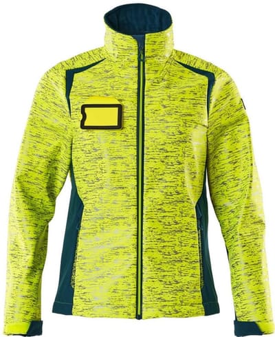 Mascot Accelerate Safe Softshell jas 19212-291 - hi-vis geel/donkerpetrol - 2XL