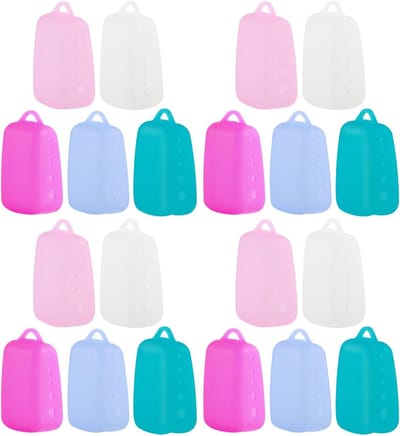 Tandenborstelhoesjes - Reiskapjes Beschermers - Hygiënisch Tandenpoetsen - Ventilatie Gaten - 20 Stuks - Diverse Kleuren