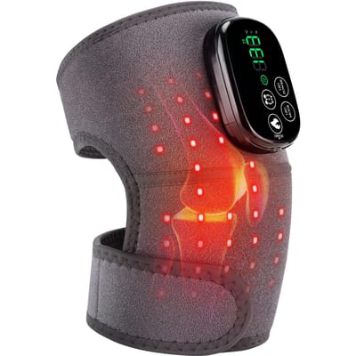 44 Stuks 660nm 850nm LED Rood Licht Kniebrace Oplaadbare Verwarmde Knie Schouder Elleboog Pad Verwarmingspads grijze kleur