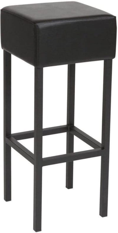 Workliving Barkruk Skai - Zwart / Zwart - 82 CM