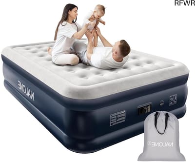 Luchtbed met Ingebouwde Pomp - Air Mattress - Inclusief Opbergtas - Kamperen