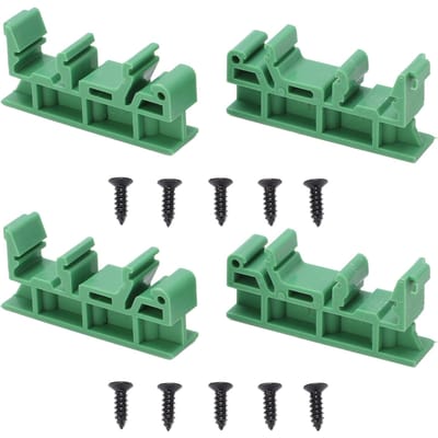 2 Sets C45 DIN Rail Montagebeugel voor Printplaat Geïsoleerd voor PCB Elektronische Schakelapparaten blue