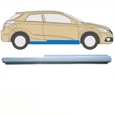 Reparatie dorpel voor Kia Ceed 2006-2012 / Rechts