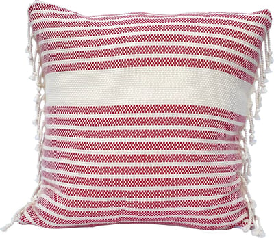 Beachie Nice rood 50 x 50 cm Kussenhoes zonder vulling