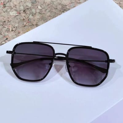 Vintage Vierkante Zonnebril Vintage Trendy Ontwerp Zonnebril Mannen Stijlvolle Zwarte Tinten Bril voor Rijden Vissen UV400
