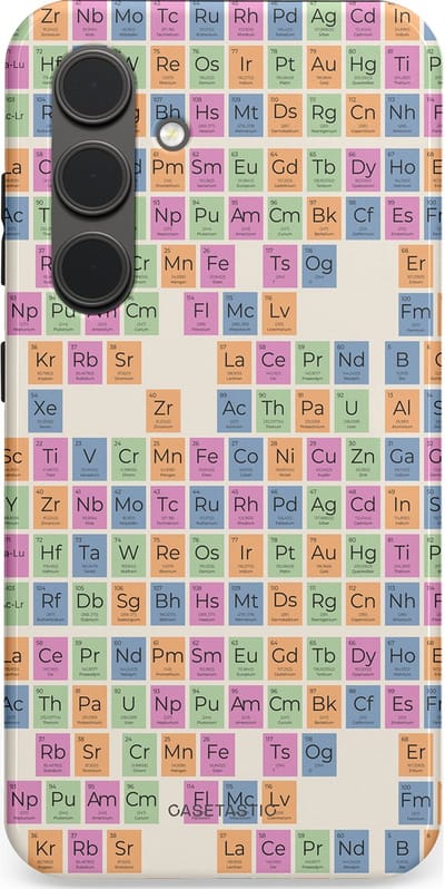 Casetastic Hoesje Geschikt voor Samsung S24 - Stijlvolle Beschermende Duo-layer Case - Atomisch Mooi