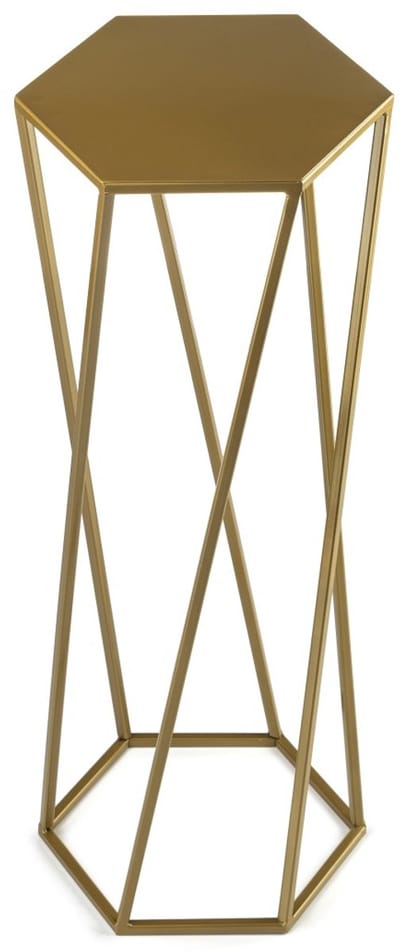 LoftPlant Modern - Plantenstandaard - Modern loftdesign - Staalconstructie - Goudkleurig - 70 cm