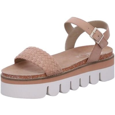 Sandalen met sleehak Ara -