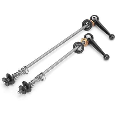 WAKE HQ‑02 Levier de Libération Rapide Avant Arrière pour Vélo Levier de Libération Rapide pour Moyeu de Vélo de Montagne Noir noir