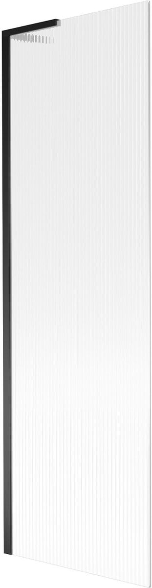 Mexen Next L badwand 1-delig 60 x 150 , strepen, zwart - 895-060-000-03-09-70