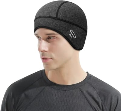Warm Winddichte Wintermuts voor Mannen en Vrouwen, Ideaal voor Hardlopen, Skiën en Snowboarden, Comfortabele Hoofdbedekking in Grijs