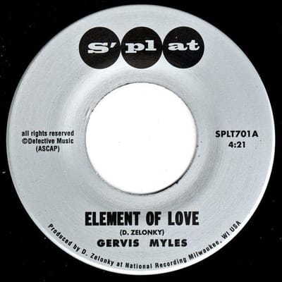 Gervis Myles - Element Of Love/I'm Thirsty
