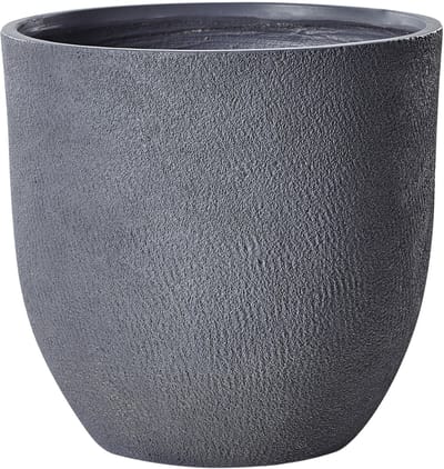 KANNIA - Bloempot - Lichtgrijs - 55 cm - Klei-vezelmengsel