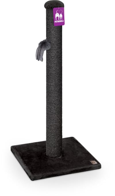 Petrebels Maine 90 deLuxe krabpaal - Pepper - 40 x 40 x 90 cm - extra stabiel