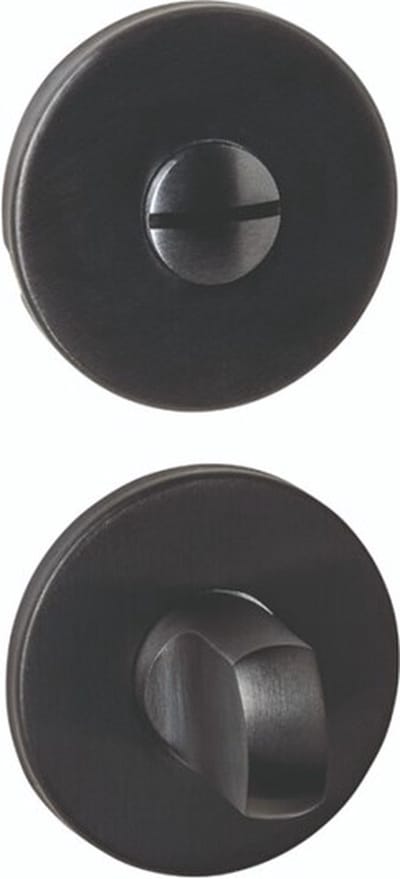 Intersteel WC-sluiting verdekt ø52x6mm met stift 6-8mm PVD zwart