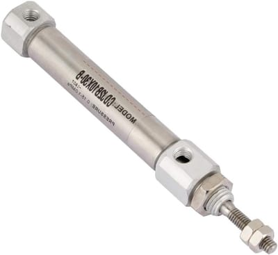 10mm Pneumatische Cilinder met 30mm Slag, Dubbelwerkend, Roestvrij Staal, Compact en Lichtgewicht Ontwerp