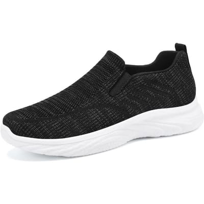 Schoenen voor Heren Nieuwe Zomer Casual Wandelschoenen Eén Voet Papa's Schoenen Zachte Zool Geen Zweetvoeten Schoenen Herenschoenen 44 black