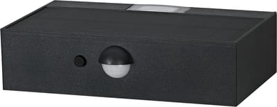 OSRAM ENDURA STYLE BRICKLUME Sensor, SOLAR-lamp, 3W, 300 lm, grijs, donkergrijs, indirecte verlichting, bewegingssensor, daglichtsensor, IP65, kleurtemperatuur 3.000 K, lichtkleur warmwit