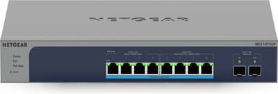 Netgear MS510TXUP 8-Port Multi-Gigabit/10G Ethernet Ultra60 PoE++ Smart Switch with 2 SFP+ Ports