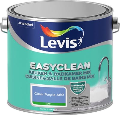 Levis - Easyclean Keuken & Badkamer Mix - Clear Purple A60 - Mengverf - 2,5 L