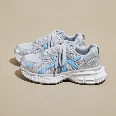 Nieuwe Dad Shoes voor Dames In Zomer Student Sport en Vrije Tijd Mesh Ademend Dikke Zool Hoogte 35 gray