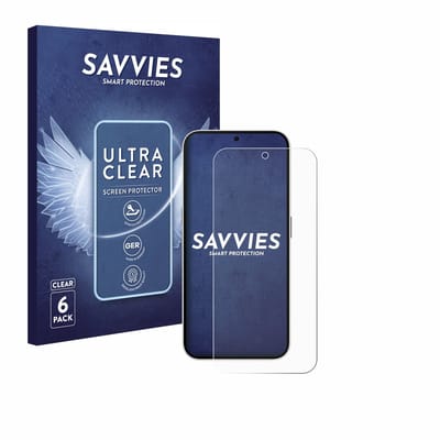 Savvies - Screenprotector voor Nothing Phone (2a) - Folie Beschermfolie transparant 6 Stuks