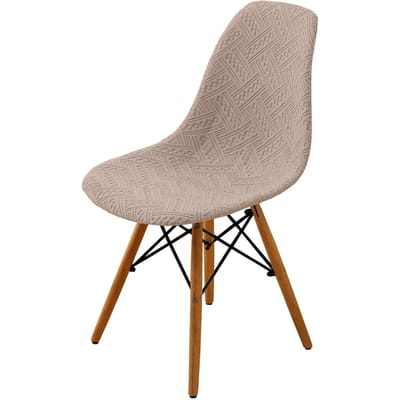 Eames Elastische Stoelhoes Scandinavische Moderne Minimalistische Eettafel en Stoelhoes Huishoudelijke Stoelkussenhoes 38*38*40cm gray