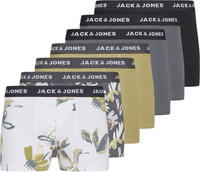 Jack & Jones Abstract Trunks Boxershorts Heren (7-pack) - Maat L