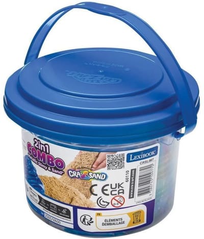 Slijm 2-in-1 slijm zand combo emmer