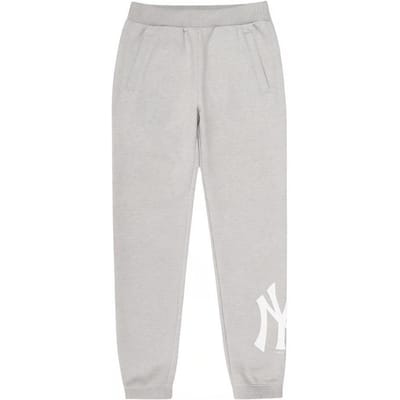 MLB New York Yankees Zij Large Logo Sport Casual Joggingbroek Unisex Broek Grijs 31TP03111-50M M white
