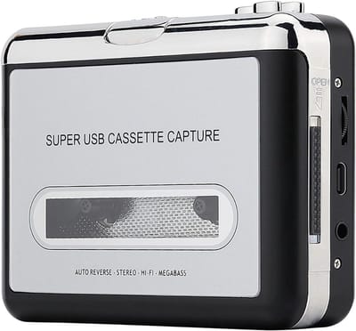 SNJY® Walkman - Casette Speler - Cassette Recorder - Zwart/Zilver