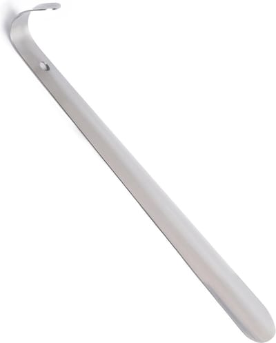 New Age Devi - 30cm RVS schoenlepel - roestvrijstaal - robuust - schoentrekker - schoen lepel - schoenaantrekker - schoenlepels