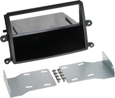 2-DIN Paneel geschikt voor Mitsubishi L200 (KAOT) 03/2006-10/2015 Kleur: Zwart
