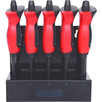 KS Tools 156.0220 Doordrijkset met handgreep, 5-delig