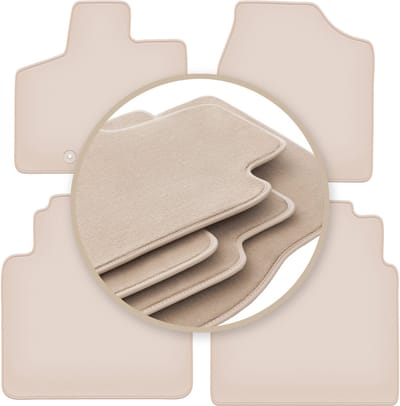 PREMIUM beige vloermatten voor: Chrysler Voyager V minivan 2008-2016