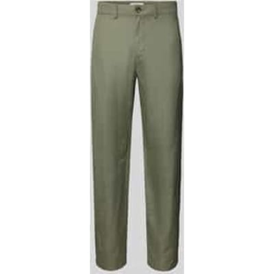 slim fit linnenbroek van mix van katoen en linnen model 'MILES'