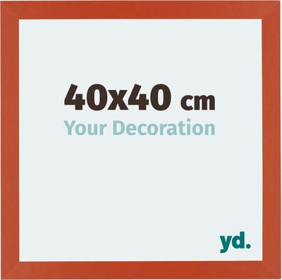 Your Decoration - Fotolijst 40x40 cm - MDF - Oranje - Mura