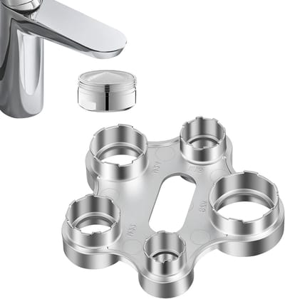 10-in-1 Aerator Service Wrench voor M18/M20/M22/M24/M28 en M16/M18/M22/M24/M28 - RVS Tapfilter Sleutel voor Efficiënt Onderhoud en Installatie
