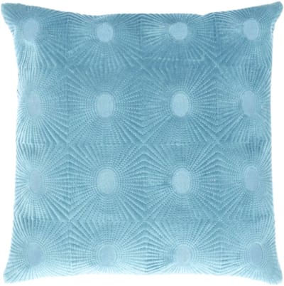 Unique Living kussen Nela jeans blue 45 x 45 cm